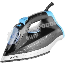 Утюг Centek CT-2315 черный, 2700 Вт, 35 г/мин, 135 г/мин, 320 мл