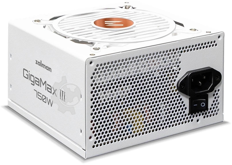 Блок питания Zalman ZM750-GV3 WH, 750W, ATX12V v3.0, Gen 5.0, APFC, 12cm Fan, 80+ Bronze, Retail
