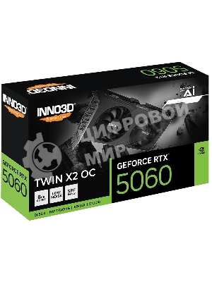 Видеокарта INNO3D RTX 5060 Twin X2 OC RTX5060, HDMI, DP*3, 8G,D7