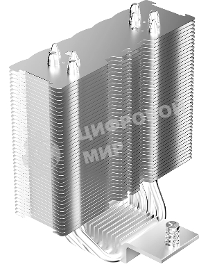 Кулер для процессора Ocypus Delta A40 EX WH Digital, 120мм ARGB FAN, Top Display Panel, 4 HEAT PIPES, 4-PIN PWM, 500-1800 RPM, 29DBA, HYDRO BEARING, LGA115X/1200/1700/18XX, AM4/AM5