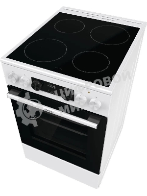 Плита электрическая Gorenje GEC5C42WG белый, конфорок 4 электрических, духовка 70 л, 50 см x 85 см x 59.4 см (без крышки)