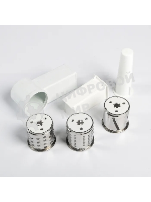 Мясорубка электрическая Ротор Экстра М ЭМШ 35/250-4 белый, 1500 Вт, 0.6 кг/мин, защита от перегрузки, насадки - 4