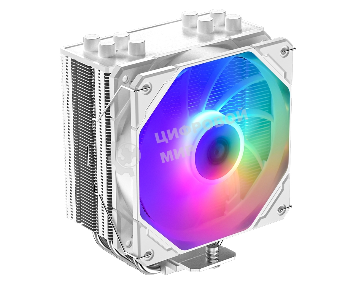 Кулер ID-COOLING SE-224-XTS ARGb белый 120мм алюминий/медь 1500rpm 29db 4-pin 220W 151мм