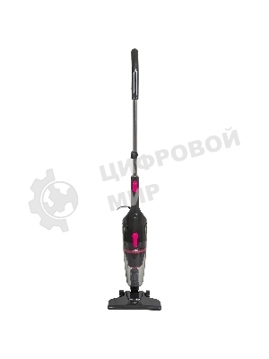 Пылесос вертикальный JVC JH-VS106 черный, питание от сети, 130 Вт, уборка сухая, пылесборник 1.2 л.