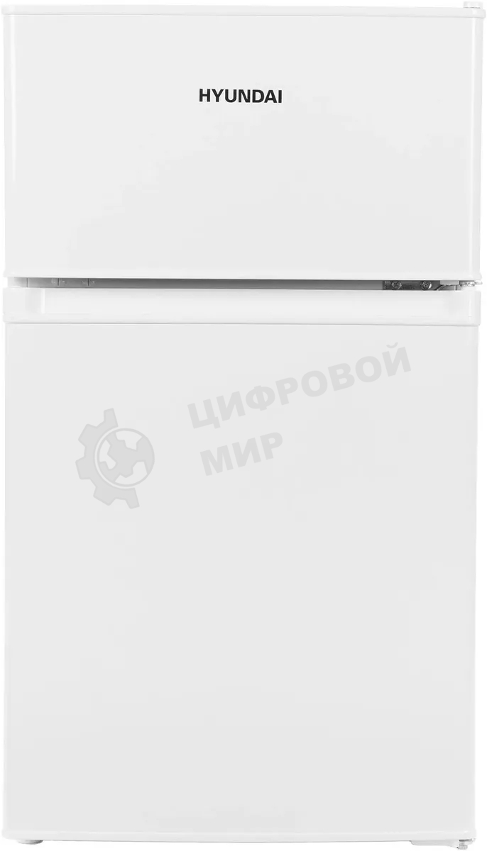Холодильник Hyundai CT10051H белый двухкамерный 59/25л морозилка сверху