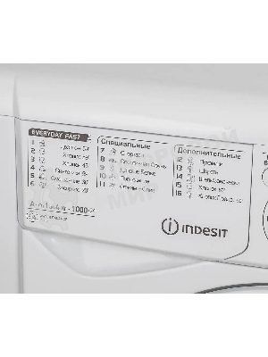 Стиральная машина Indesit EWUC 4105 CIS белый, загрузка фронтальная 4 кг, 1000 об/мин., класс: А