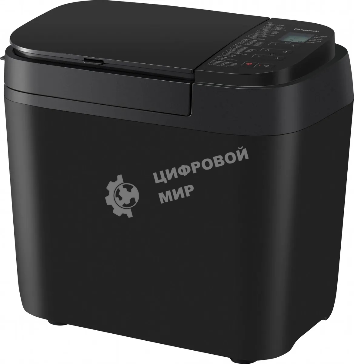 Хлебопечка Panasonic SD-R2530KTS черный, 550 Вт, программ - 28 шт, вес выпечки - 1.1 кг