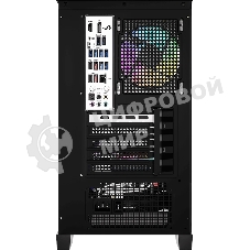 Компьютерный корпус AeroCool/Formula Crystal Z1M Plus FR черный без БП mATX 5x120мм 2xUSB 3.0 1xUSB3.1 audio bott PSU