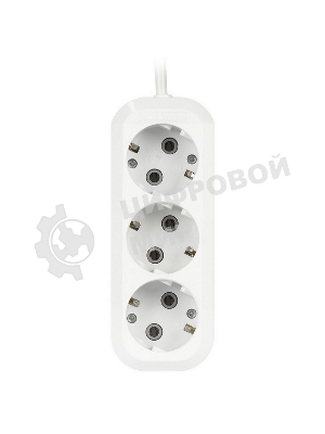 Удлинитель Smartbuy (SBE-16-3-1.5-Z) 3 гнз х 1,5 м (16А/3.5 кВт, ПВС 3х1.0)