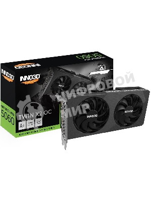 Видеокарта INNO3D RTX 5060 Twin X2 OC RTX5060, HDMI, DP*3, 8G,D7