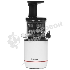 Соковыжималка Bosch MESM500W черный, шнековая вертикальная, 150 Вт, 1000 мл, электронное, реверс