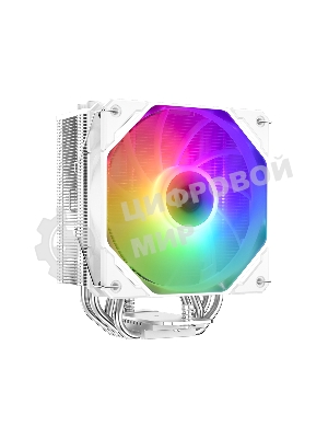 Кулер ID-COOLING SE-224-XTS ARGb белый 120мм алюминий/медь 1500rpm 29db 4-pin 220W 151мм