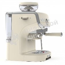 Кофейная станция BQ CM5000 бежевый, исп. кофе - зерновой/молотый, 2 л, 1560 Вт, 15 бар