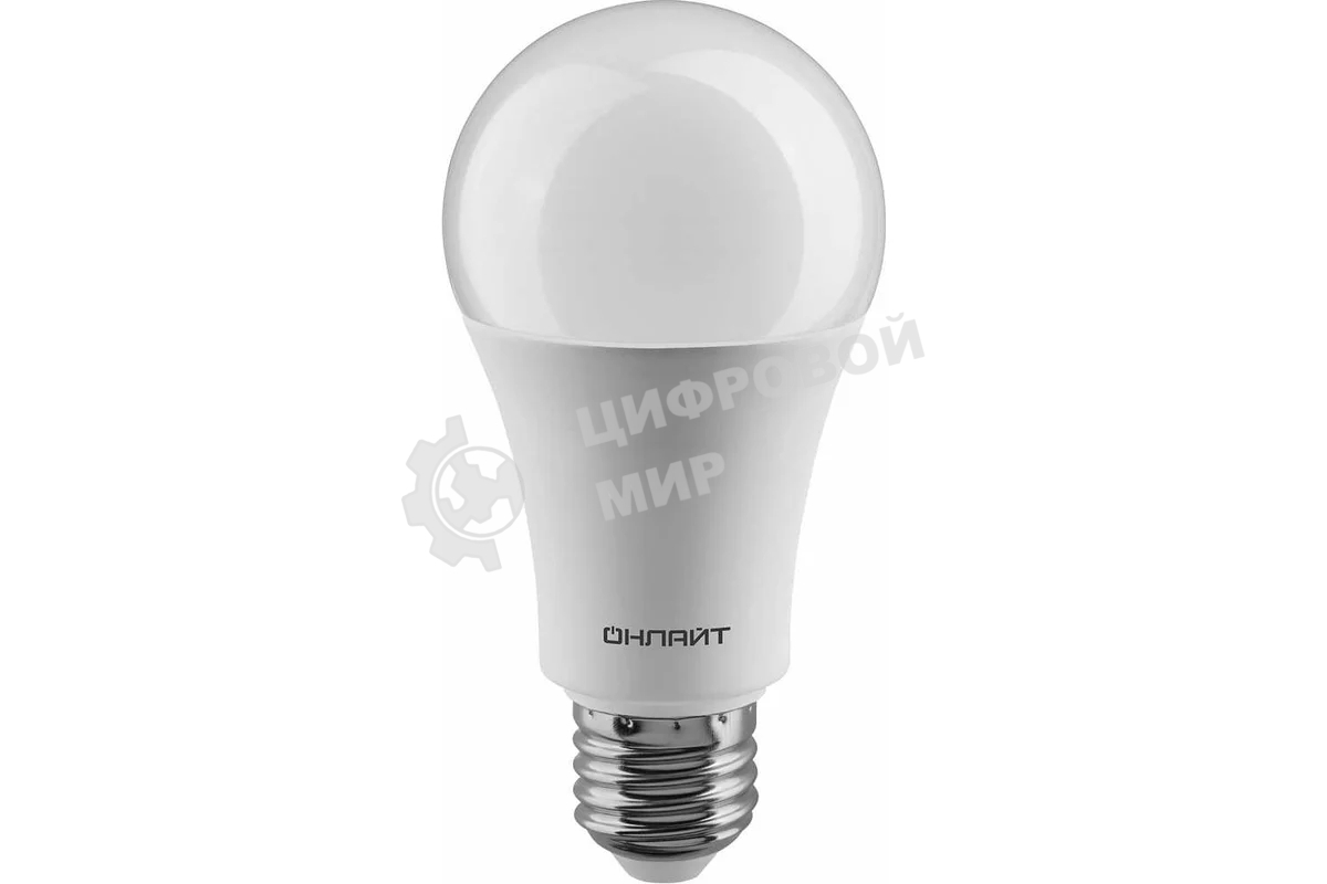 Лампа светодиодная ОНЛАЙТ 61158 OLL-A60-20-230-4K-E27 грушевидная