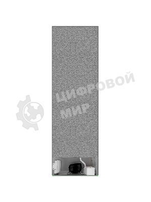 Холодильник DeLonghi DCS 19NFI IS DAMIANO серый двухкамерный 230/100л морозилка снизу, No Frost