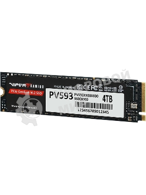 Накопитель SSD M.2 Viper 4.0Tb VP593 Series PV593P4TbM28H (PCI-E 5.0 x4, up to 14000/13000MBs, 3D TLC, 3000TbW, DRAM, NVMe 2.0, SM2508)