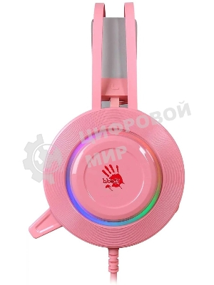 Гарнитура Bloody G521 розовый, проводная