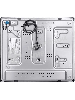 Газовая варочная панель Maunfeld EGHE.64.43CW/G, 4 конфорки, эмалированная сталь, белый