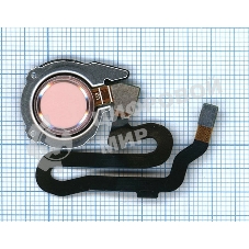 Кнопка HOME в сборе с механизмом и шлейфом для Huawei Honor 8, розовая