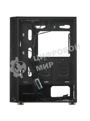 Компьютерный корпус Montech X3 GLASS, без БП, ATX 6x120мм 2xUSB 3.0 1xUSB3.1 audio bott PSU, черный