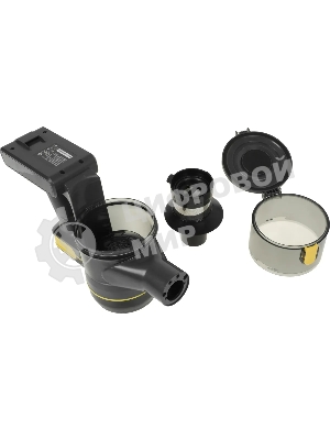 Пылесос вертикальный Centek CT-2573 черный/желтый, питание от аккумулятора, 215 Вт, уборка сухая, пылесборник 0.8 л, работа от АКБ max 45 мин