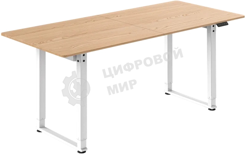 Стол офисный Defender Tempus дуб, 180x80, высота 72-117 см