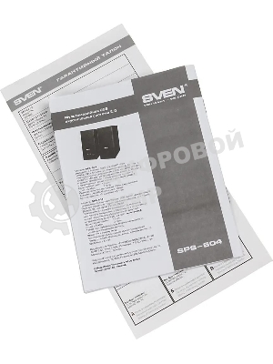 Акустическая система SVEN SPS-604 2.0 черный 4Вт