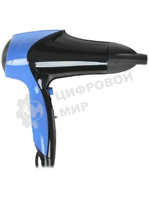 Фен Kelli KL-1121 черный/синий, 1800 Вт