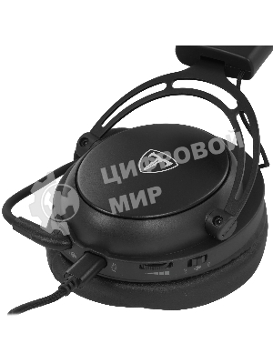 Гарнитура игровая T-LINE Haze, провод 2м, черный (64760)