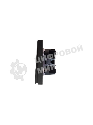 Выключатель Kranz STRONG 2 кл 10А с/у графит