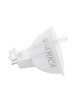 Лампа светодиодная GENERICA LL-MR16-10-230-65-GU5-G MR16 10 Вт софит 6500К GU5.3 230В