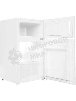 Холодильник Hyundai CT10051H белый двухкамерный 59/25л морозилка сверху