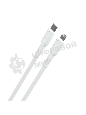 Кабель MORE CHOICE (4620202553256) K63ia 2м USB 3.0A PD 27W для Lightning ng 8-pin Type-C - 2м, белый