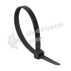 Хомут кабельный 4.8х300 нейл. черный (уп. 100 шт) EKF plc-cb-4.8x300
