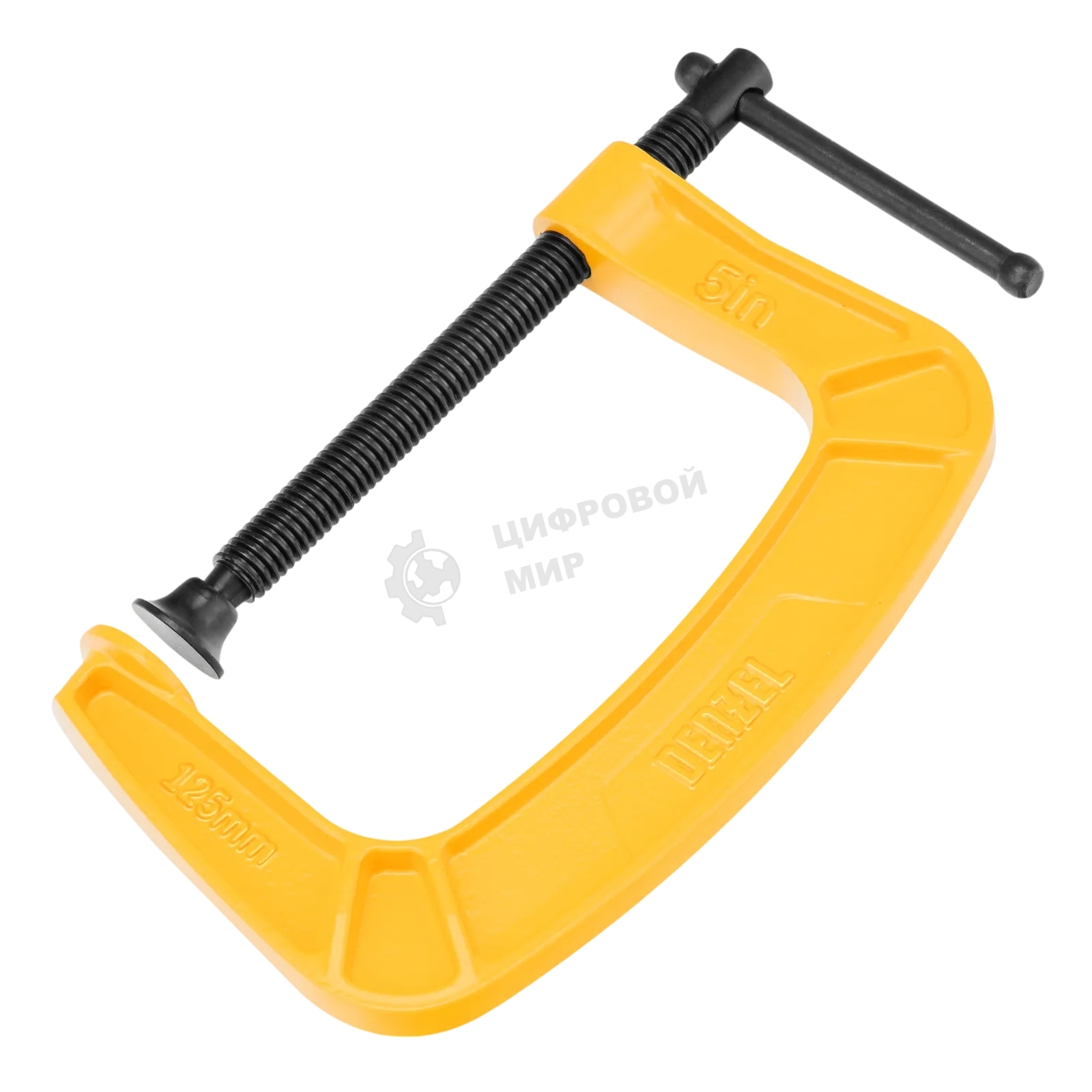 Струбцина Denzel G-образная, усиленная, 125 мм