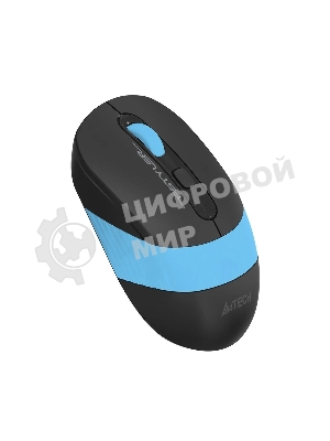 Мышь беспроводная A4Tech Fstyler FG10 черный/синий, 2000 dpi, радиоканал, USB, кнопки - 4