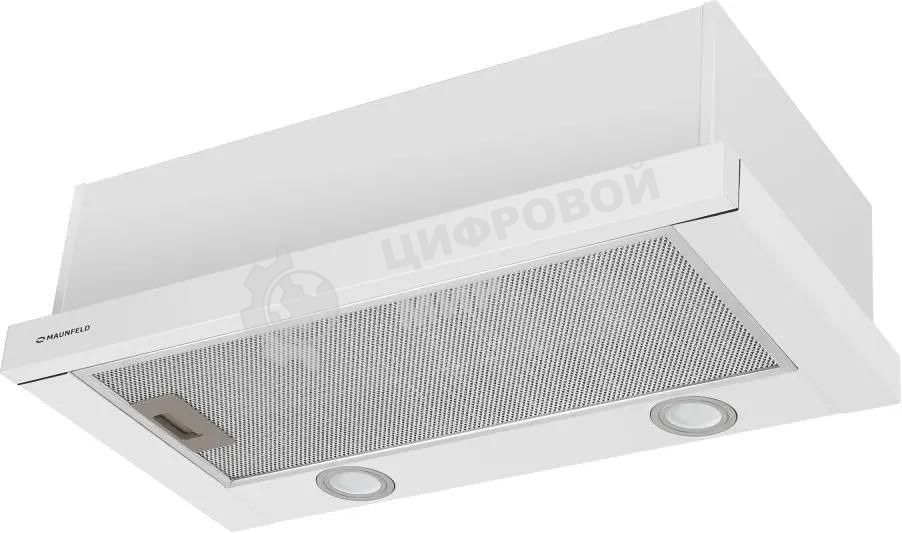 Вытяжка встраиваемая Maunfeld VS Light 60 белый, 60 см, 520 куб. м/ч, 56 дБ