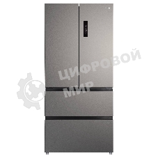 Холодильник Korting KNFF 82535 X нержавеющая сталь трехкамерный 354/186л морозилка снизу