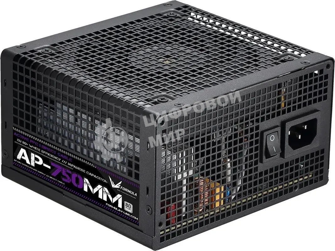 Блок питания Aerocool/Formula V Line AP-750MM, 750W, APFC, 80+, 12cm Fan