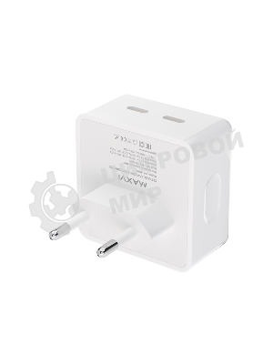 Сетевое зарядное устройство Maxvi CHL-604PD Type-C\Type-C 40W 6A (3A+3A) PD QC3.0, белый