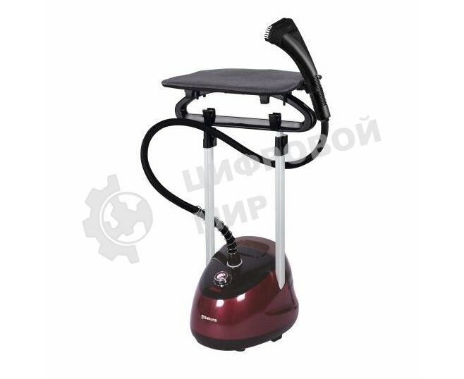 Отпариватель Sakura SA-3924R черный/бордовый, 2200 Вт, 35 г/мин, 2200 мл