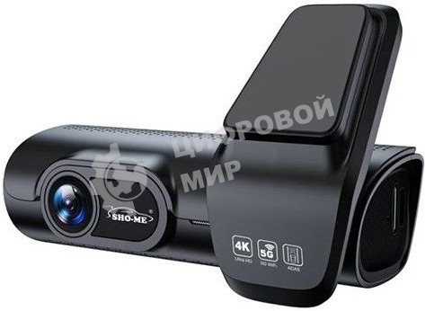 Видеорегистратор Sho-Me FHD-975 черный 2160x3840 2160p 140гр. GPS MStar 8629