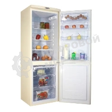 Холодильник DON R-290 BE бежевый мрамор двухкамерный 209/101л морозилка снизу