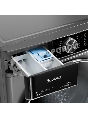 Стиральная машина Бирюса WM-SC914/15 W перламутровый синий, загрузка фронтальная 9 кг, 1400 об/мин, класс А+++