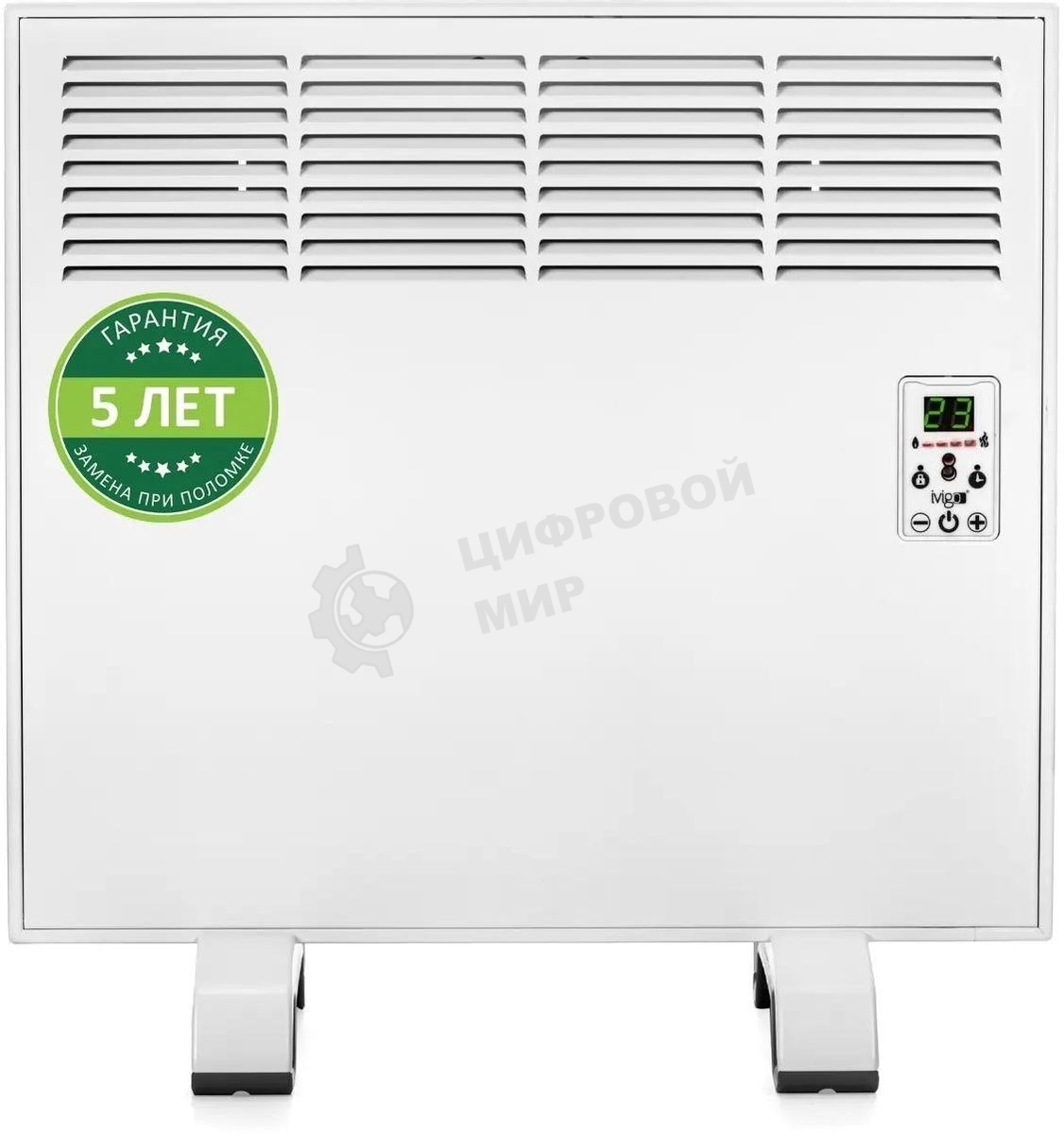 Конвектор электрический ivigo ЕPK E EPK4550E05, 500Вт, с терморегулятором, белый