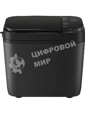 Хлебопечка Panasonic SD-R2530KTS черный, 550 Вт, программ - 28 шт, вес выпечки - 1.1 кг