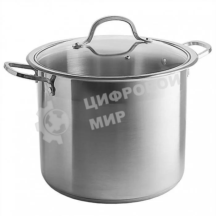 Кастрюля WEBBER BE-128-10L 10 л, 24 см, нержавеющая сталь, с крышкой