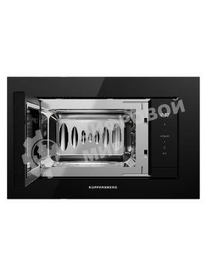 Встраиваемая микроволновая печь Kuppersberg HMW 622 B, ВхШхГ 390х595х315, объем 20 л, мощность 800 Вт, 5 уровней мощности, гриль, 6 автоматических программ, размораживание, сенсорное управление, черный