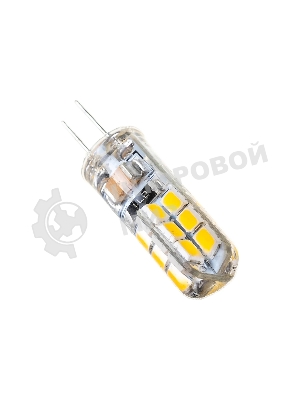 Лампа светодиодная JazzWay PLED-G4 3Вт капсульная 2700К теплый белый G4 200лм 220-230В