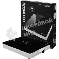 Плита настольная электрическая Hyundai HYC-0105 белый стеклокерамика